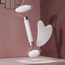 NOSRAC Sculpt & Glow Facial Roller & Gua Sha Set